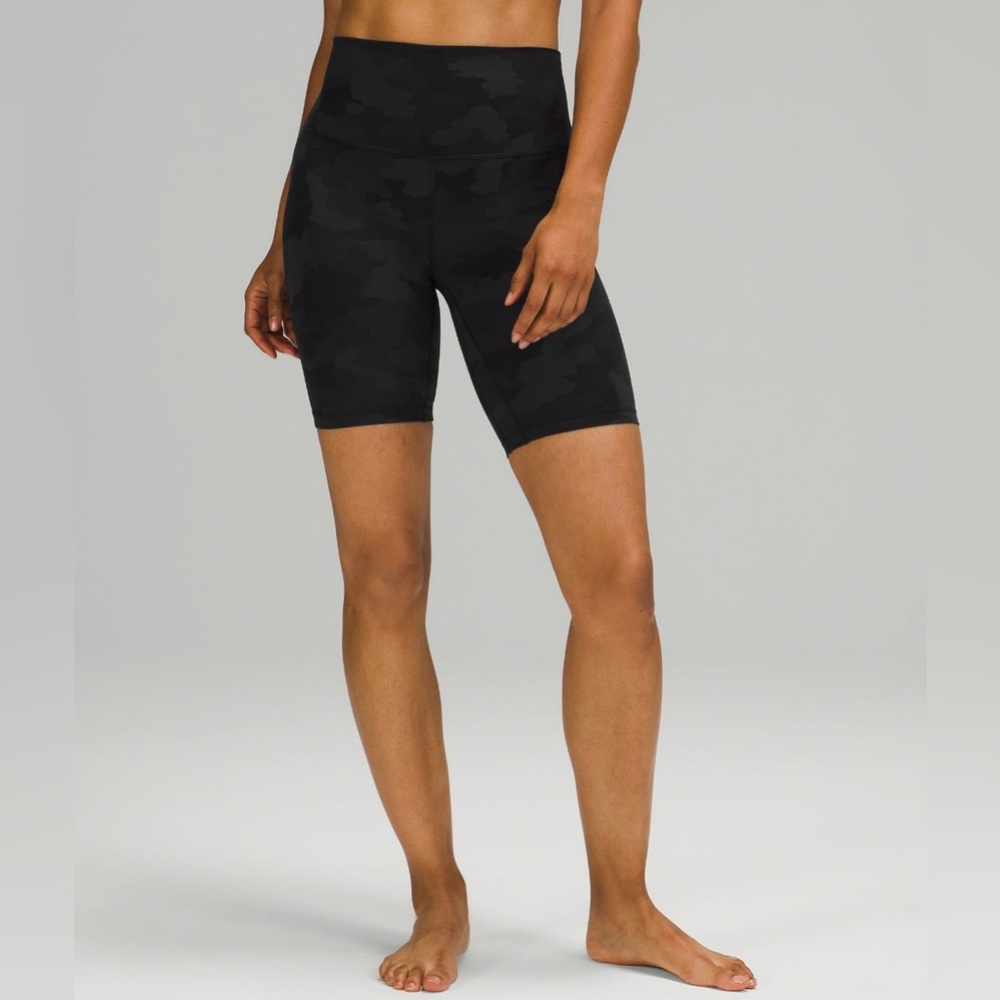 Lululemon align biker shorts in camo 🫶🏻